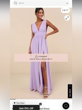 Heavenly Hues maxi dress